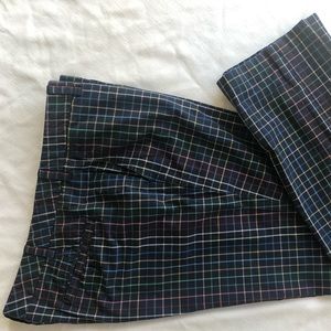 Men’s Betabrand multi plaid pants